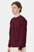 Hanes P160 Mens EcoSmart Print Pro XP Pill Resistant Fleece Crewneck Sweatshirt Maroon Model Side