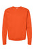 Hanes P160 Mens EcoSmart Print Pro XP Pill Resistant Fleece Crewneck Sweatshirt Orange Flat Front