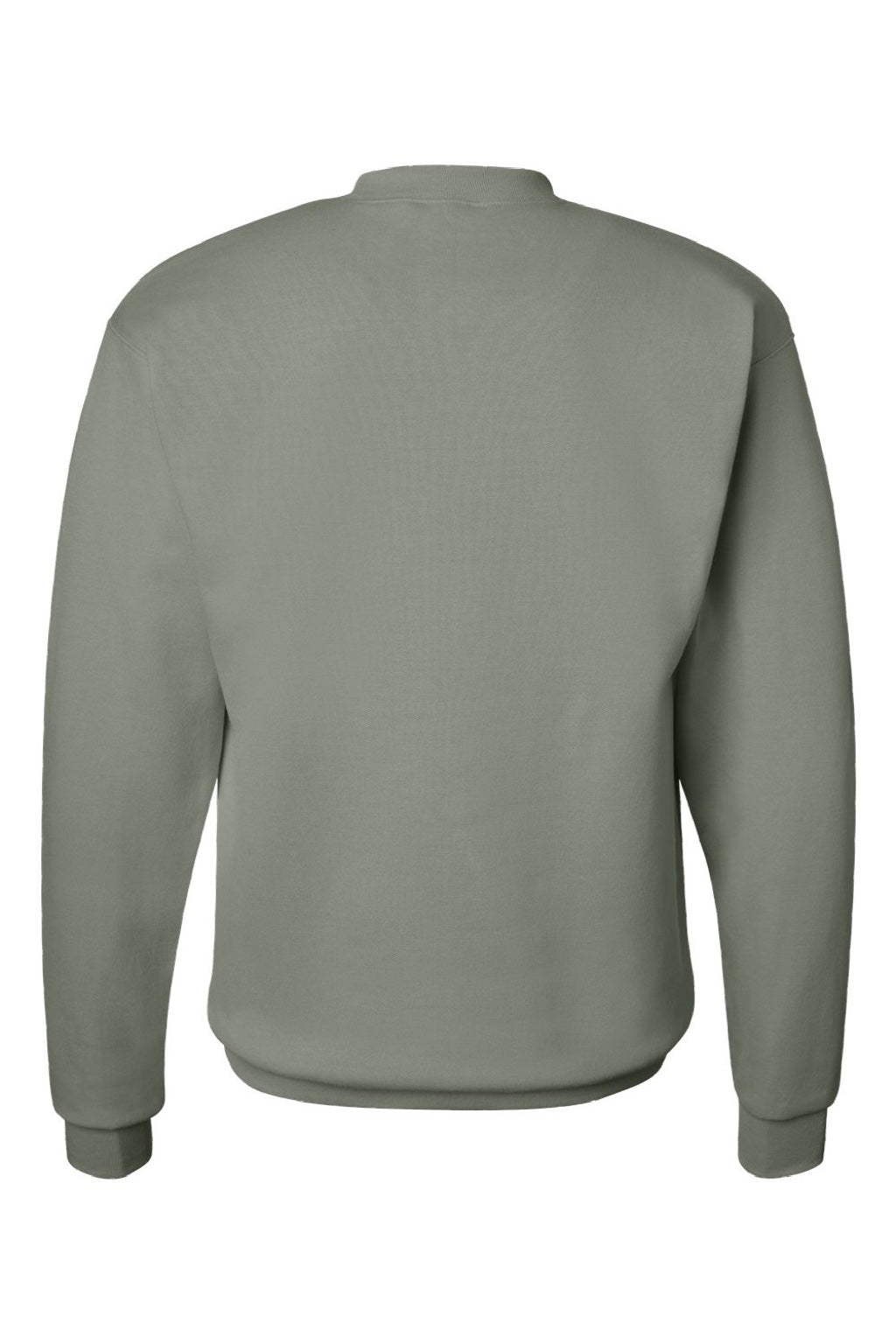 Hanes P160 Mens EcoSmart Print Pro XP Pill Resistant Fleece Crewneck Sweatshirt Stonewashed Green Flat Back