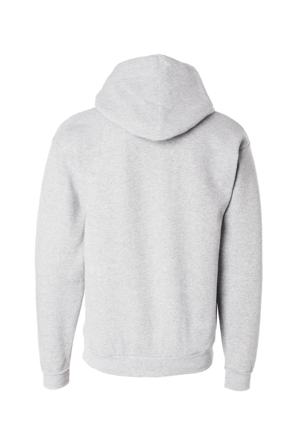Hanes P170 Mens EcoSmart Print Pro XP Pill Resistant Hooded Sweatshirt Hoodie w/ Pouch Pocket Ash Grey Flat Back
