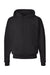 Hanes P170 Mens EcoSmart Print Pro XP Pill Resistant Hooded Sweatshirt Hoodie w/ Pouch Pocket Black Flat Front