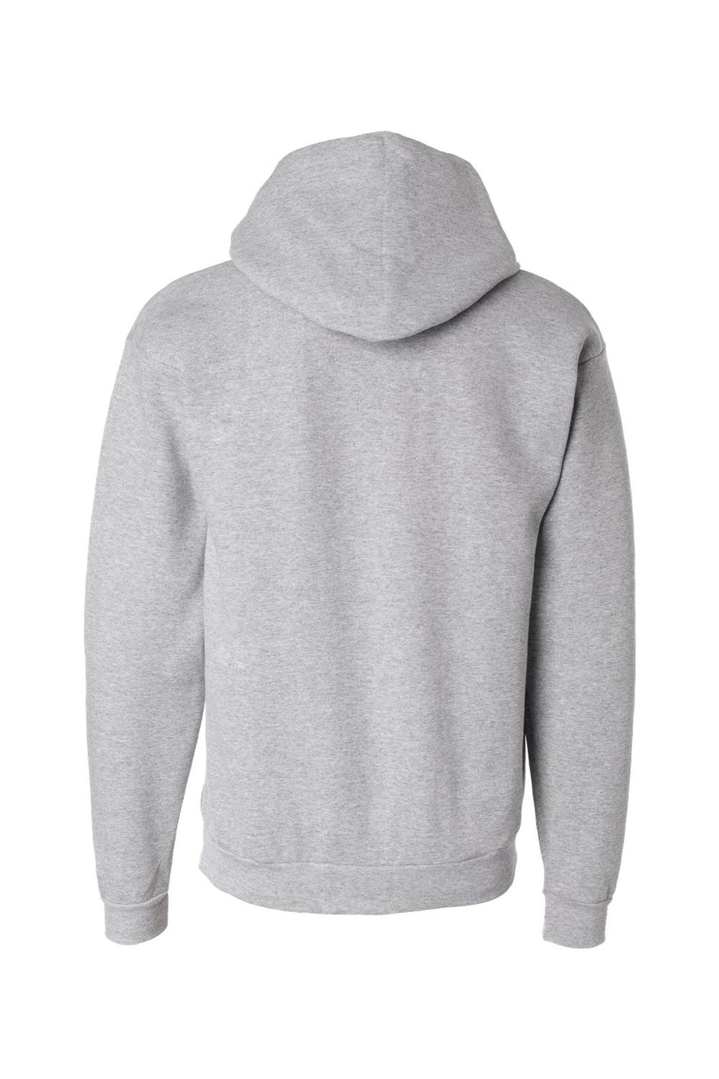 Hanes P170 Mens EcoSmart Print Pro XP Pill Resistant Hooded Sweatshirt Hoodie w/ Pouch Pocket Light Steel Grey Flat Back