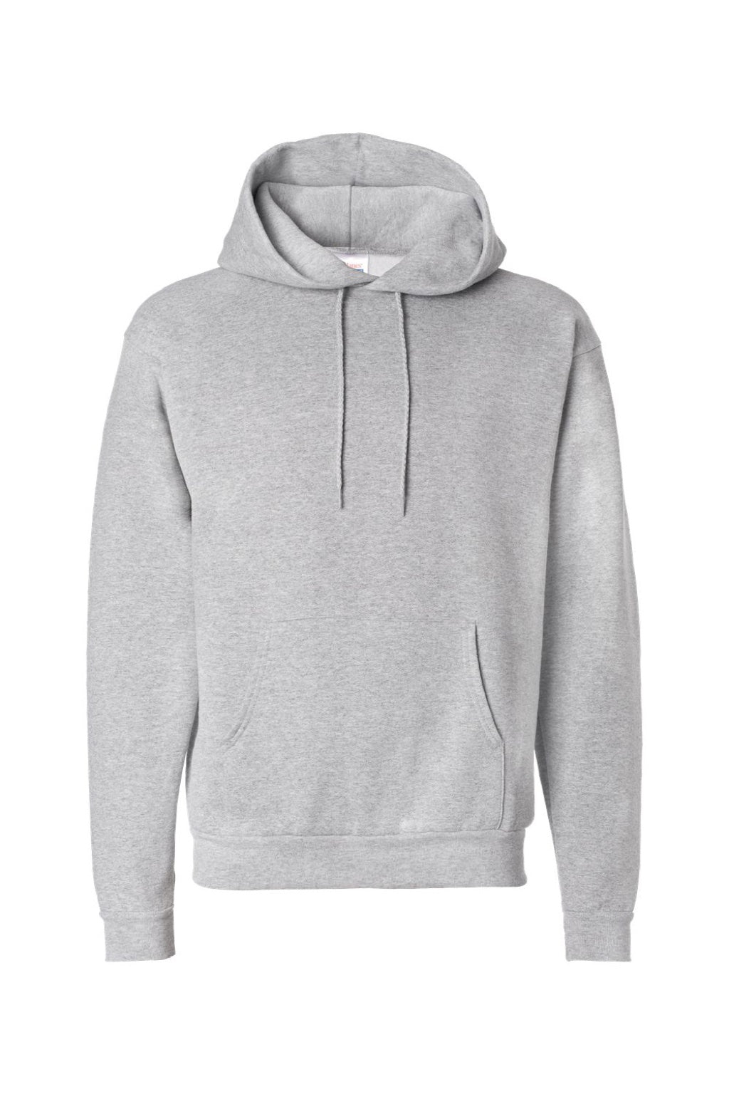 Hanes P170 Mens EcoSmart Print Pro XP Pill Resistant Hooded Sweatshirt Hoodie w/ Pouch Pocket Light Steel Grey Flat Front