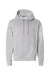 Hanes P170 Mens EcoSmart Print Pro XP Pill Resistant Hooded Sweatshirt Hoodie w/ Pouch Pocket Light Steel Grey Flat Front