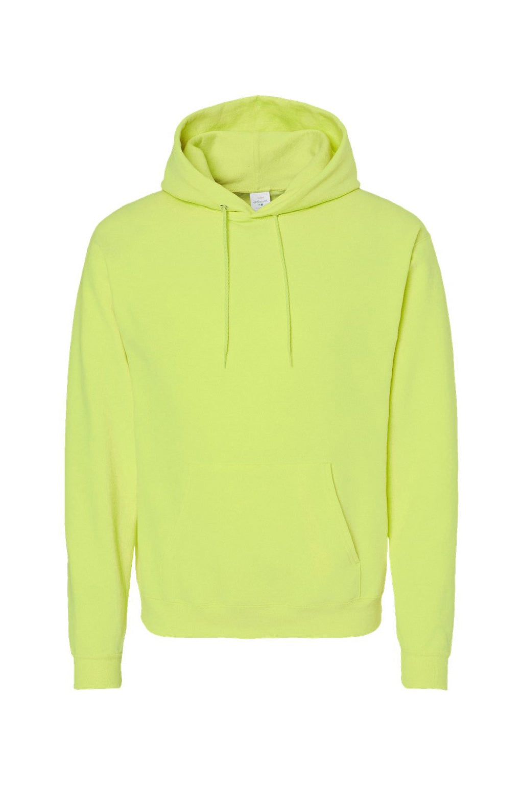 Hanes P170 Mens EcoSmart Print Pro XP Pill Resistant Hooded Sweatshirt Hoodie w/ Pouch Pocket Safety Green Flat Front