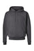 Hanes P170 Mens EcoSmart Print Pro XP Pill Resistant Hooded Sweatshirt Hoodie w/ Pouch Pocket Smoke Grey Flat Front