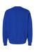 Hanes RS160 Mens Perfect Sweats Crewneck Sweatshirt Deep Royal Blue Flat Back