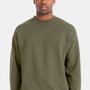 Hanes Mens Perfect Sweats Crewneck Sweatshirt - Fatigue Green