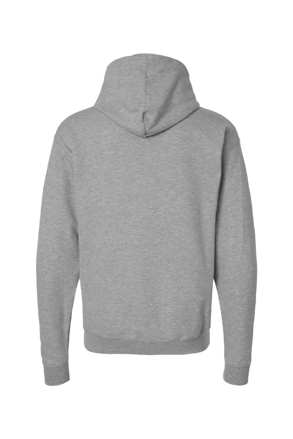 Hanes RS170 Mens Perfect Sweats Hooded Sweatshirt Hoodie w/ Pouch Pocket Light Steel Grey Flat Back