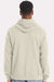 Hanes RS170 Mens Perfect Sweats Hooded Sweatshirt Hoodie w/ Pouch Pocket Sand Model Back