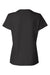 Hanes SL04 Womens Perfect-T Short Sleeve Crewneck T-Shirt Black Flat Back