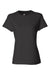 Hanes SL04 Womens Perfect-T Short Sleeve Crewneck T-Shirt Black Flat Front