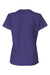 Hanes SL04 Womens Perfect-T Short Sleeve Crewneck T-Shirt Purple Flat Back