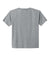 Jerzees IC46B Youth Ultimate Short Sleeve Crewneck T-Shirt Heather Grey Flat Back