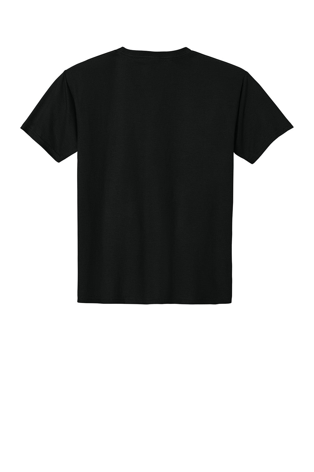 Jerzees IC46B Youth Ultimate Short Sleeve Crewneck T-Shirt Black Ink Flat Back