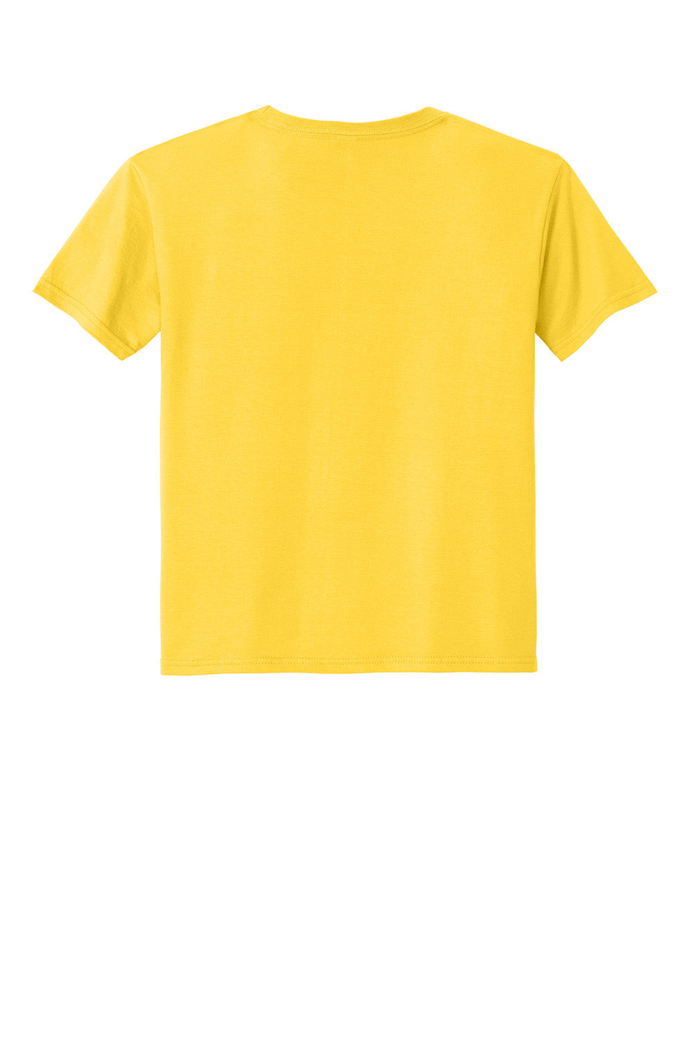 Jerzees IC46B Youth Ultimate Short Sleeve Crewneck T-Shirt Island Yellow Flat Back