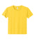 Jerzees IC46B Youth Ultimate Short Sleeve Crewneck T-Shirt Island Yellow Flat Front