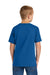 Jerzees IC46B Youth Ultimate Short Sleeve Crewneck T-Shirt Royal Blue Model Back