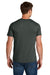 Jerzees IC46M Mens Ultimate Short Sleeve Crewneck T-Shirt Charcoal Grey Model Back