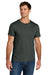 Jerzees IC46M Mens Ultimate Short Sleeve Crewneck T-Shirt Charcoal Grey Model Front