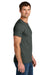 Jerzees IC46M Mens Ultimate Short Sleeve Crewneck T-Shirt Charcoal Grey Model Side