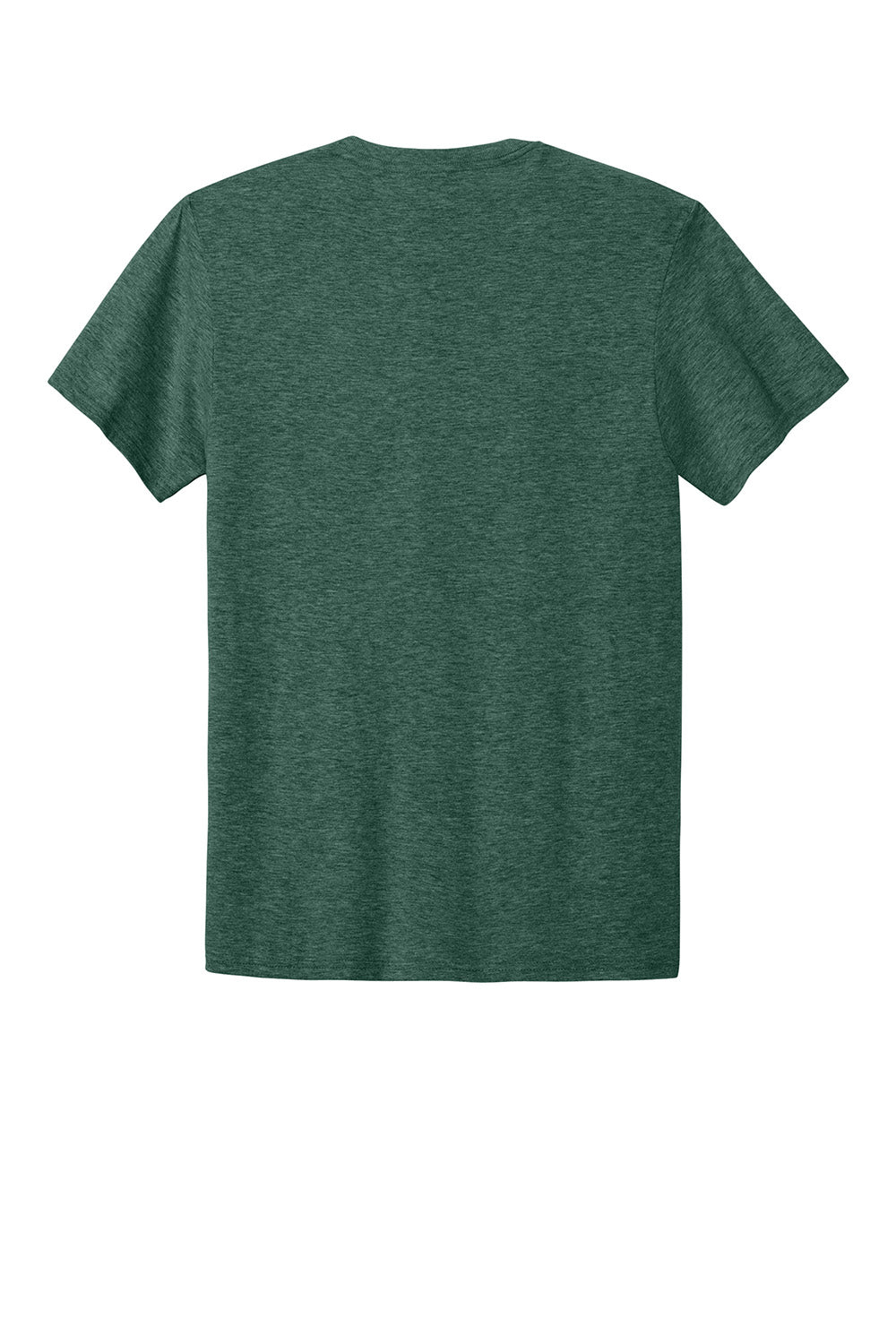 Jerzees IC46M Mens Ultimate Short Sleeve Crewneck T-Shirt Heather Forest Green Flat Back