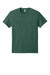 Jerzees IC46M Mens Ultimate Short Sleeve Crewneck T-Shirt Heather Forest Green Flat Front