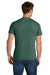 Jerzees IC46M Mens Ultimate Short Sleeve Crewneck T-Shirt Heather Forest Green Model Back