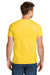 Jerzees IC46M Mens Ultimate Short Sleeve Crewneck T-Shirt Island Yellow Model Back