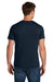 Jerzees IC46M Mens Ultimate Short Sleeve Crewneck T-Shirt Navy Blue Model Back