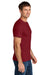Jerzees IC46M Mens Ultimate Short Sleeve Crewneck T-Shirt Heather Pepper Red Model Side