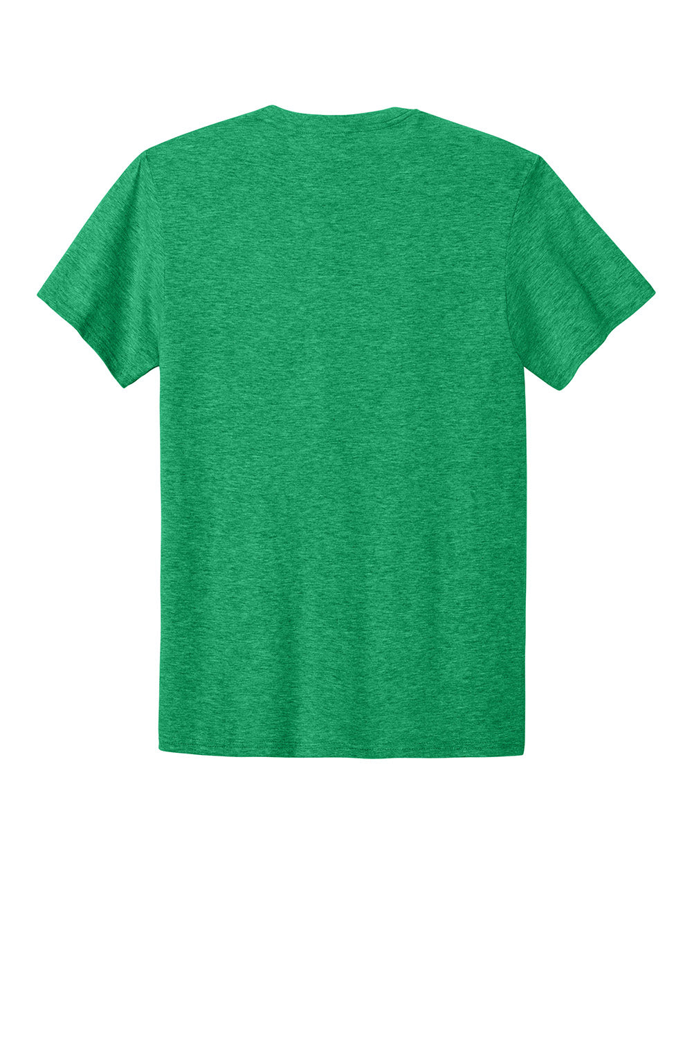 Jerzees IC46M Mens Ultimate Short Sleeve Crewneck T-Shirt Heather Retro Green Flat Back
