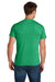 Jerzees IC46M Mens Ultimate Short Sleeve Crewneck T-Shirt Heather Retro Green Model Back