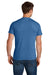 Jerzees IC46M Mens Ultimate Short Sleeve Crewneck T-Shirt Heather Retro Royal Blue Model Back