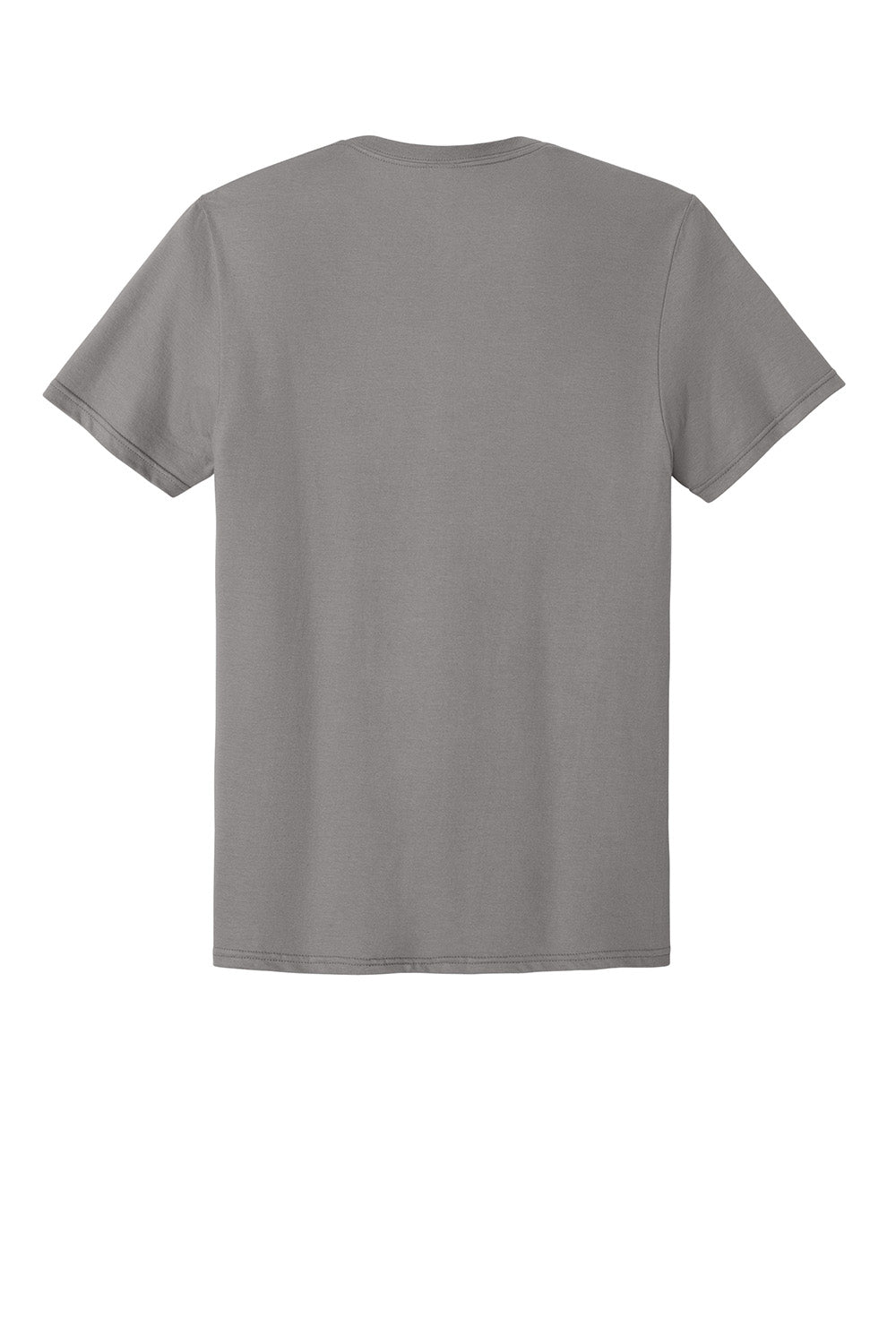 Jerzees IC46M Mens Ultimate Short Sleeve Crewneck T-Shirt Rock Grey Flat Back