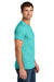 Jerzees IC46M Mens Ultimate Short Sleeve Crewneck T-Shirt Scuba Blue Model Side