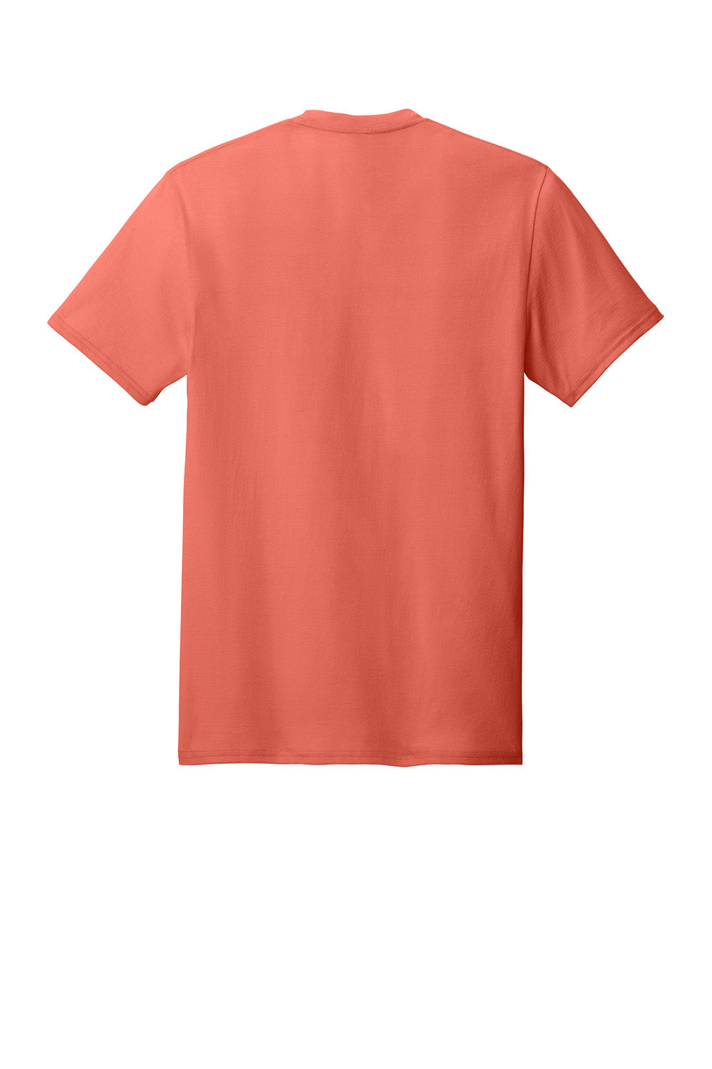 Jerzees IC46M Mens Ultimate Short Sleeve Crewneck T-Shirt Sunset Coral Flat Back