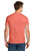 Jerzees IC46M Mens Ultimate Short Sleeve Crewneck T-Shirt Sunset Coral Model Back