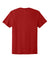 Jerzees IC46M Mens Ultimate Short Sleeve Crewneck T-Shirt True Red Flat Back