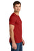 Jerzees IC46M Mens Ultimate Short Sleeve Crewneck T-Shirt True Red Model Side