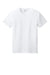 Jerzees IC46M Mens Ultimate Short Sleeve Crewneck T-Shirt White Flat Front