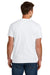 Jerzees IC46M Mens Ultimate Short Sleeve Crewneck T-Shirt White Model Back