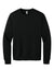 Jerzees IC48M Mens Ultimate CVC Crewneck Sweatshirt Black Ink Flat Front