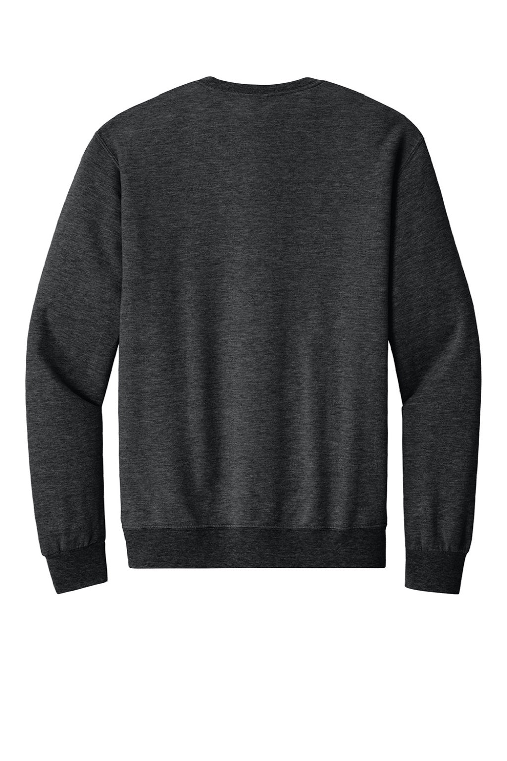 Jerzees IC48M Mens Ultimate CVC Crewneck Sweatshirt Heather Black Ink Flat Back