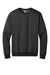 Jerzees IC48M Mens Ultimate CVC Crewneck Sweatshirt Heather Black Ink Flat Front