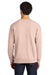 Jerzees IC48M Mens Ultimate CVC Crewneck Sweatshirt Blush Pink Model Back