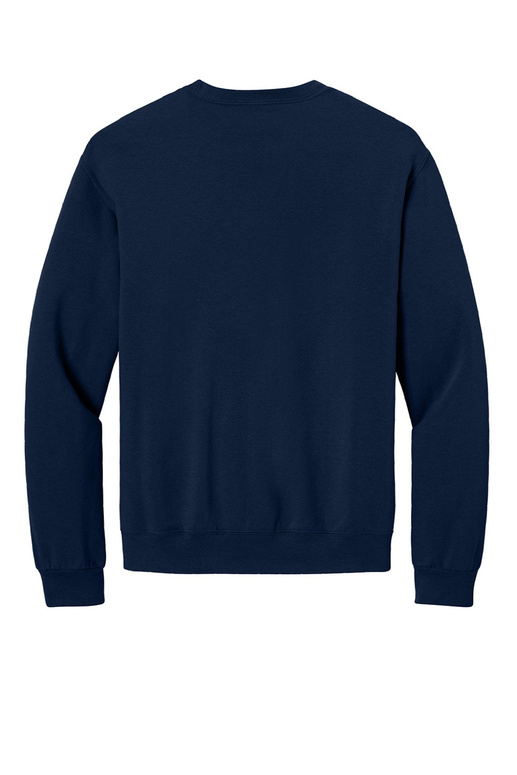 Jerzees IC48M Mens Ultimate CVC Crewneck Sweatshirt Navy Blue Flat Back
