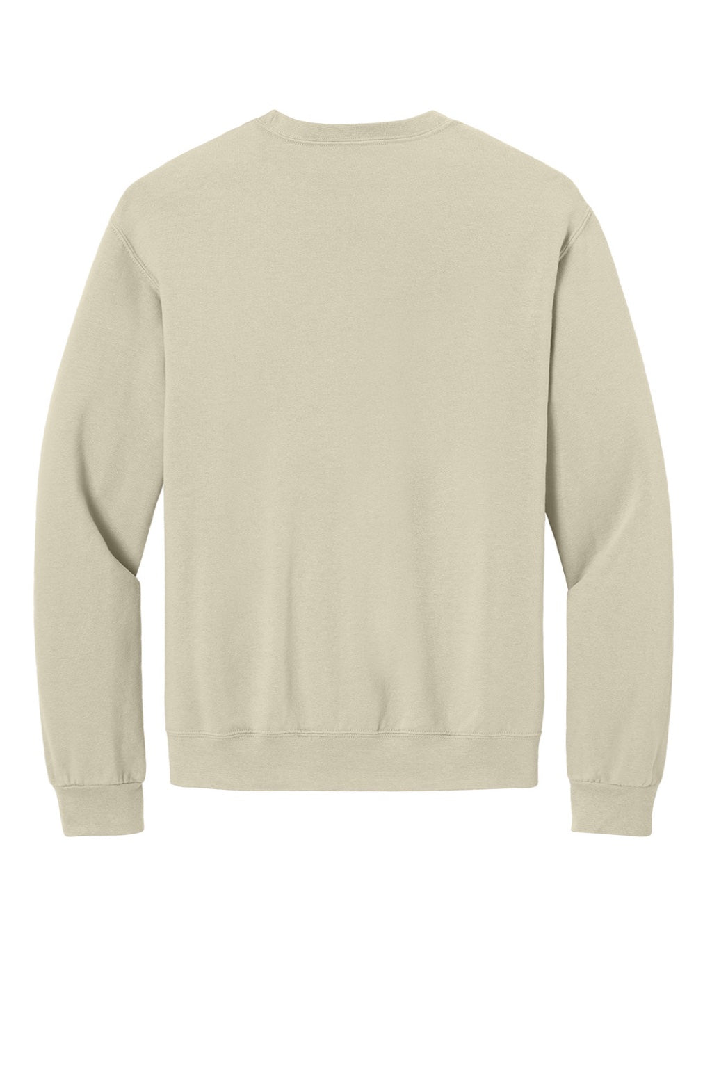 Jerzees IC48M Mens Ultimate CVC Crewneck Sweatshirt Putty Flat Back