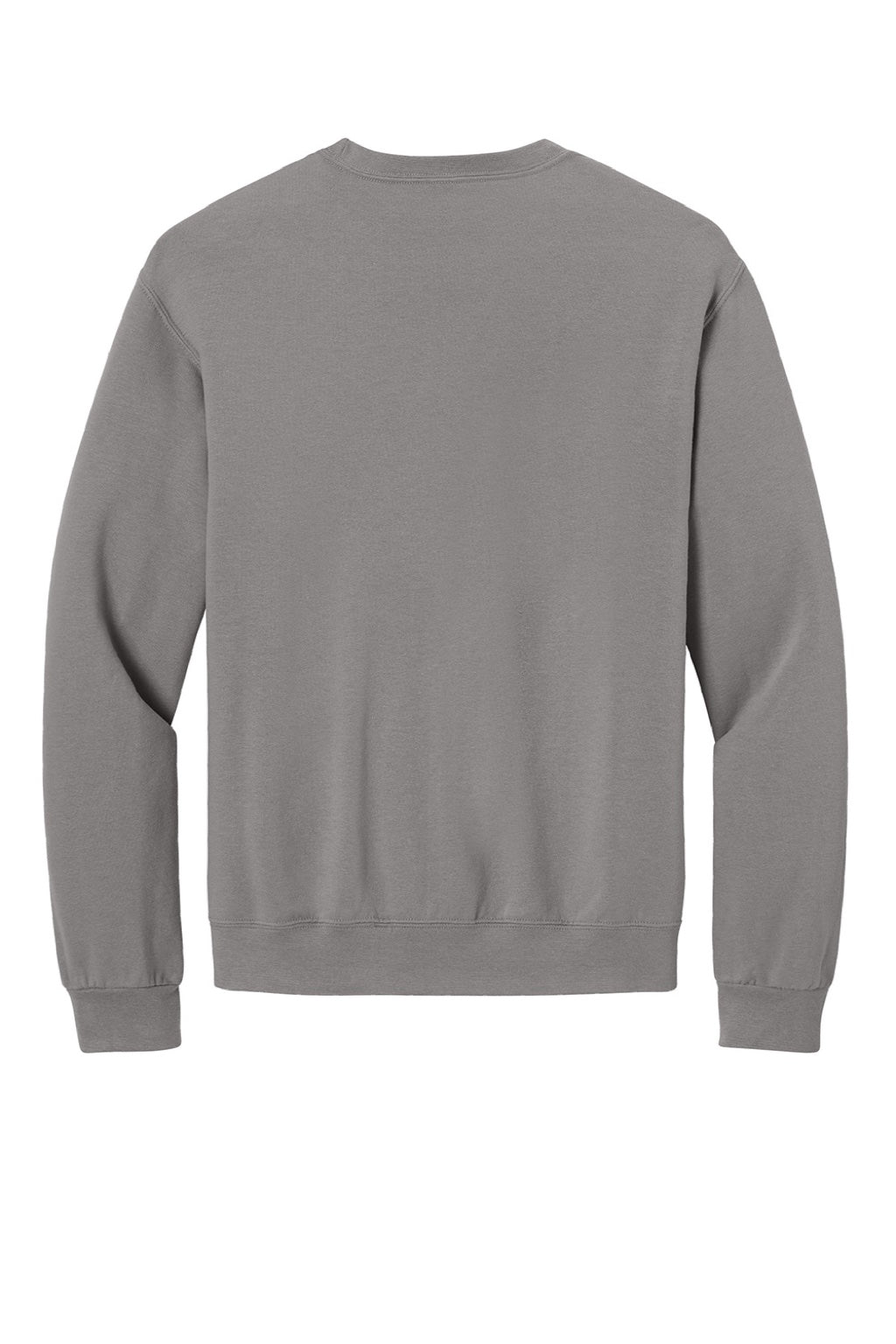 Jerzees IC48M Mens Ultimate CVC Crewneck Sweatshirt Rock Grey Flat Back