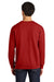 Jerzees IC48M Mens Ultimate CVC Crewneck Sweatshirt True Red Model Back